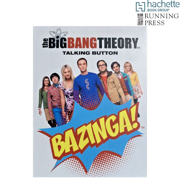 Running Press The Big Bang Theory Talking Button Bazinga !!!